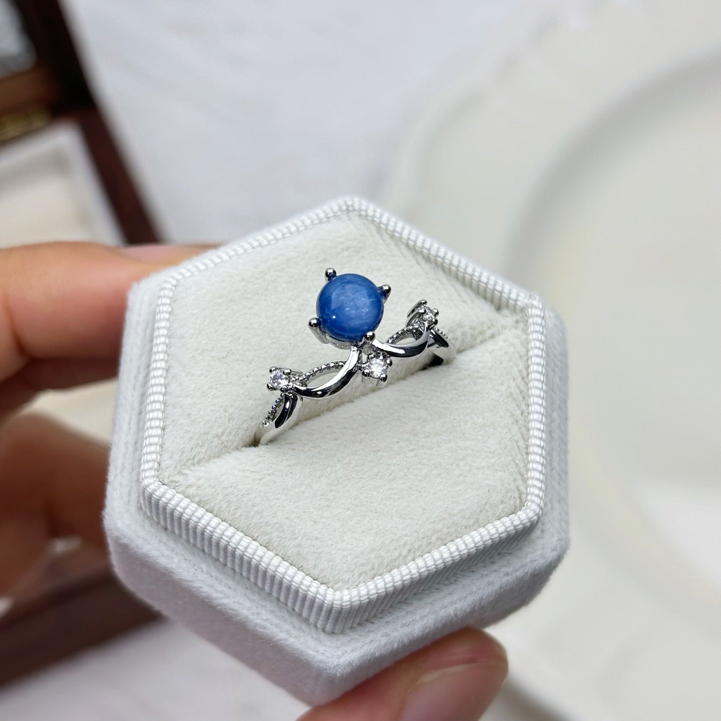 Royal Blue Kyanite Ring
