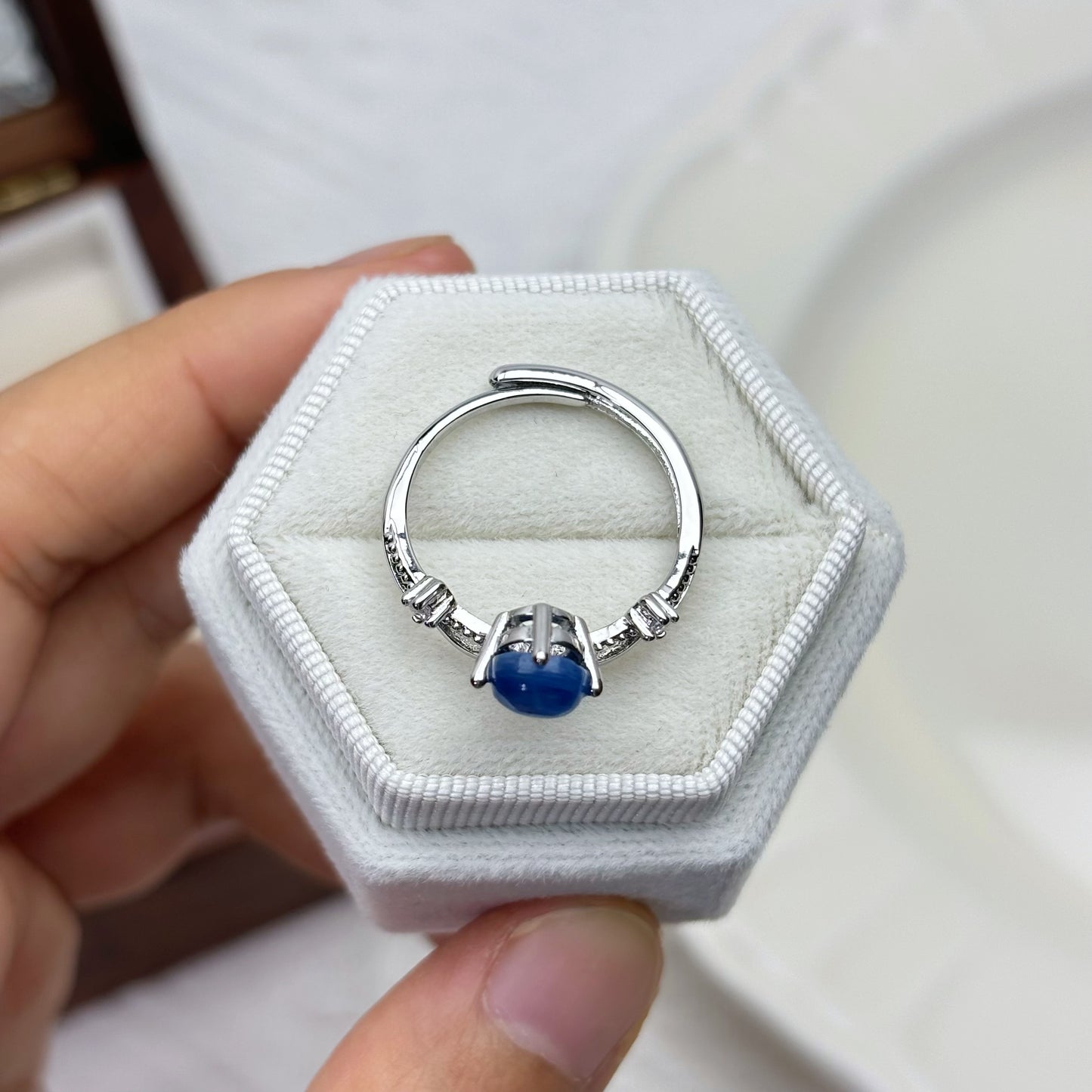 Royal Blue Kyanite Ring