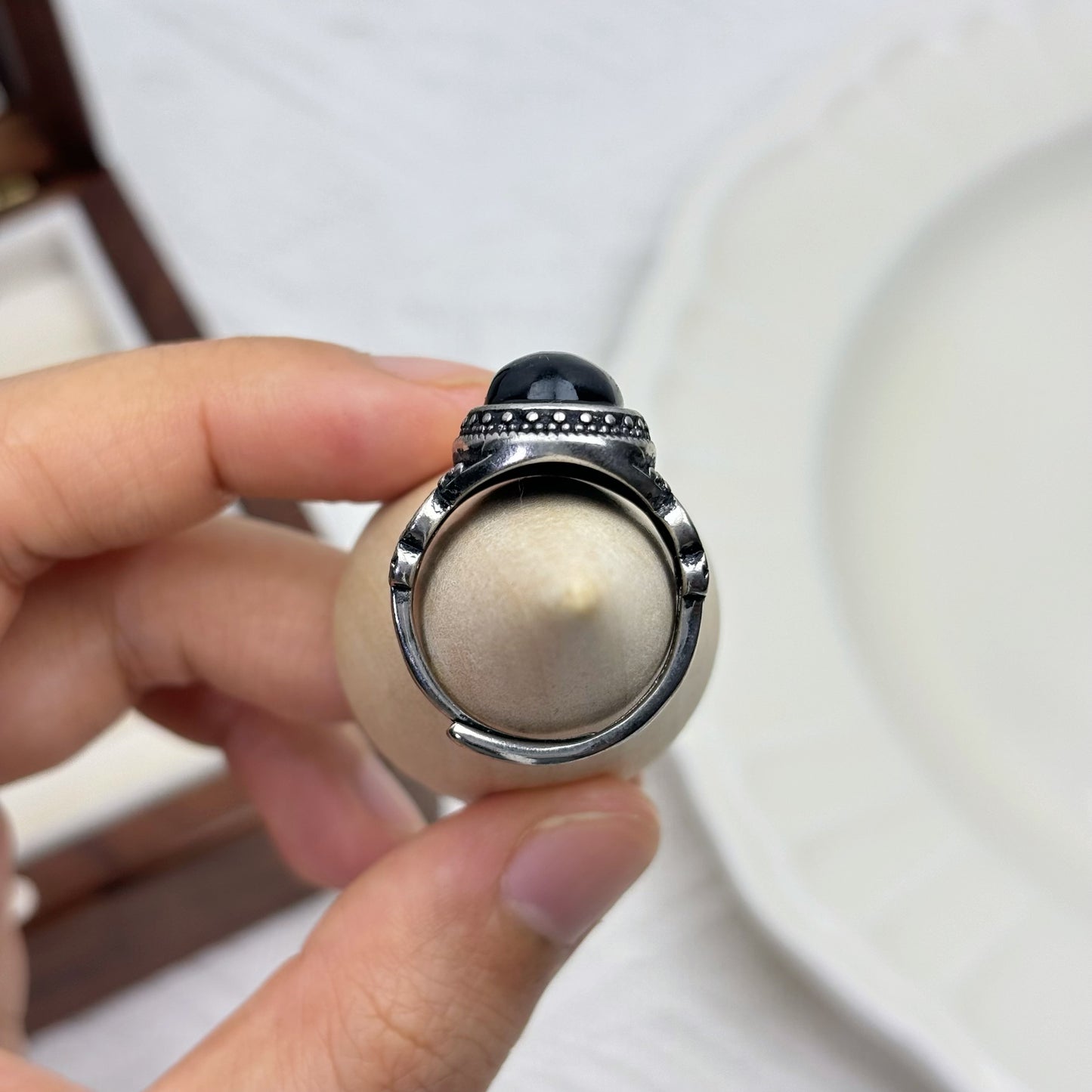 Obsidian Protection Ring